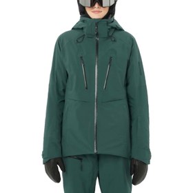 Resim Salomon Brilliant Kadın Yeşil Kayak Ceketi 