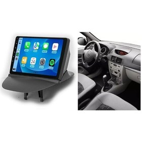 Resim Renault Clio Symbol 2002-2012 4gb Ram 32gb Hafıza 4 Çekirdek Carplay Kamera Android Multimedya 9" 