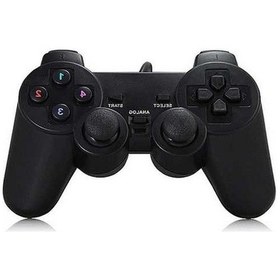 Resim Didadodo Ps2 Usb Oyun Kumandası - Pc Ve Konsol İçin Taşınabilir Siyah Gamepad 