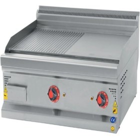 Resim CSA İnox Karacasan Endüstriyel 900 Seri Set Üstü Elektrikli Yarı Kanallı Izgara 