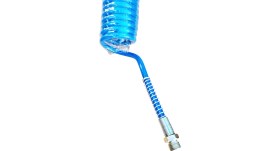 Resim 7,5 Metre Spiral Hava Hortumu 5X8MM 1/4'' - Kompresör Spiral Hava Hortumu 