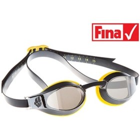 Resim Mad Wave Racing Goggles X-LOOK Rainbow Sarı Yarış Yüzücü Gözlüğü Beyaz 