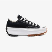 Resim Converse Run Star Hike Platform Unisex Siyah Sneaker Düz 168816c Siyah 