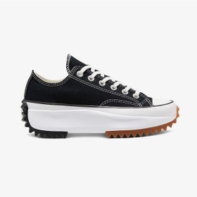 Resim Converse Run Star Hike Platform Unisex Siyah Sneaker Düz 168816c Siyah 