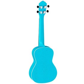 Resim Ortega RULAGOON Concert Ukulele (Transparent Turquoise) 