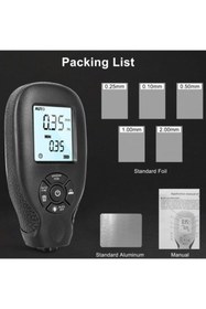 Resim Genel Markalar Kaplama Boya Kalınlık Ölçer 0-2000 Um Araba Boyası Ölçüm Cihazı Beyaz Araç Boya Ölçüm Cihazı 