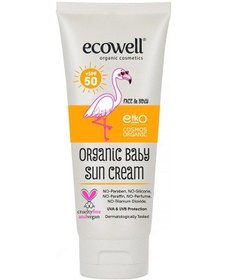 Resim Ecowell Organik Bebek Güneş Kremi Spf 50 110 Gr 