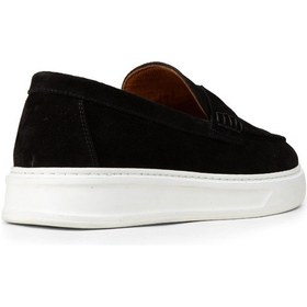 Resim Deery Erkek Hakiki Süet Siyah Loafer Ayakkabı - 02043msyhp02 