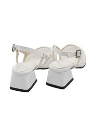 Resim Celira Beyaz Tüllü Klasik Kısa Topuk Kadın Ayakkabı Beyaz 