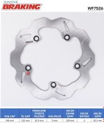 Resim Yamaha Mt-07 Xsr 700 Xtz 700 Mt-09 Xsr 900 Dalgalı Arka Fren Diski 2022-2024 