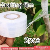 Resim 2 adet, PE Aşılama Bant Filmi Kendinden yapışkanlı Bahçe Ağacı Bitkileri Fidanları Asma Domates Aşılama Aksesuarları Gerilebilir 2/4 / 6 cm Genişlik 