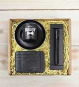 Resim Bk Gift Kişiye Özel İsimli Baba Temalı Siyah Türk Kahvesi Fincanı&metal Kalem Kartlık Cüzdan Hediye Seti-5, Babaya Hediye, Babalar Günü Hediyeleri Kob 