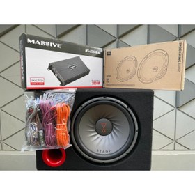 Resim JBL STAGE 122 30 CM SUBWOOFER JBL MİDRANGE TK. MASSİVE 4 KANAL AMFİ KABLO TAKIMI KABİN 