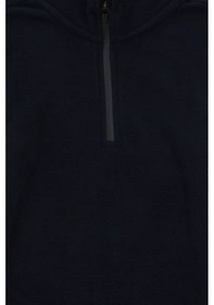 Resim U.S. Polo Assn. Erkek Çocuk Yarım Fermuarlı Lacivert Polar Sweatshirt 50298060-VR033 
