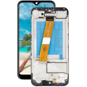 Resim Samsung Galaxy A01 A015M Lcd Ekran Dokunmatik Siyah Servis Çıtalı 