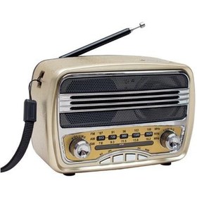 Resim Everton RT-840 Bluetooth USB-SD-FM Nostaljik Radyo Şarjlı 