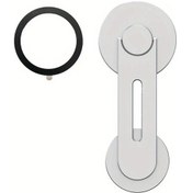 Resim Willowhaven Filp Gümüş 1 Adet Ayarlanabilir Manyetik Dizüstü Monitör Askısı Oval Masaüstü Telefon Tutucu Webcam Bağlantılı Flip-gümüş 