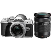 Resim Olympus Om-D E-M10 Mark Iıı 14-42 Ez + 40-150 Kit (Gümüş) 