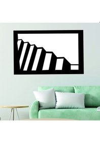 Resim Dekor Treni 3d Merdiven Dekoratif Ahşap Tablo 