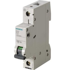 Resim Siemens 5Sl6104-7 Otomatik Sigorta C Tipi 1 Fazlı 4 Amper 6Ka 