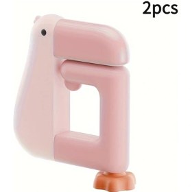 Resim Xuweiwei Pembe 2 Adet Ağır Hizmet Masa Askısı Okul Ofis Çantası Askılı Düzenleyici Diğer 