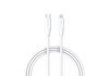 Resim Syrox PD18LK 3.0A 18W 1mt Type-C - Lightning Şarj & Data Kablosu - Beyaz 