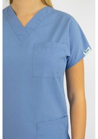 Resim Dokuz Eylül Mavisi Likralı Üst Forma Mavi 