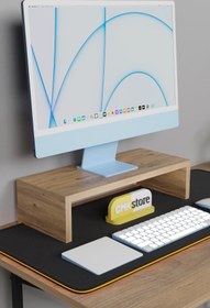 Resim CMKStore Monitör Yükseltici Bilgisayar Ekran Yükseltici Atlantik Çam 