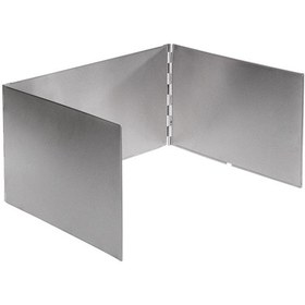 Resim Yifomall "katlanabilir Kamp Ocağı Rüzgarlığı - Paslanmaz Çelik, Taşınabilir Ve Çok Amaçlı" Gümüş 