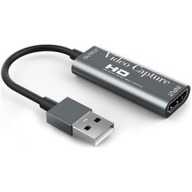 Resim Springsun Metal Gri Hdmı'den Usb 2.0'a 1080p Video Yakalama Kartı - Oyun Canlı Yayını, Yuv/jpeg Çıkış, L-pcm Ses Desteği 