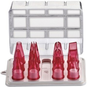 Resim Biradlı Duy Seti 12'li Policarbon Kırmızı 