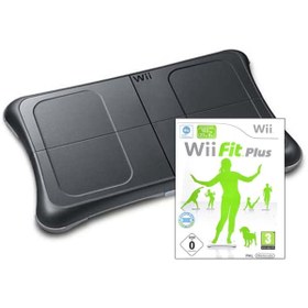 Resim POPKONSOL Nintendo Wii Balance Board Ve Wii Fit Plus Oyun Nintendo Wii Aksesuar Balans Tahtası Seti Siyah 