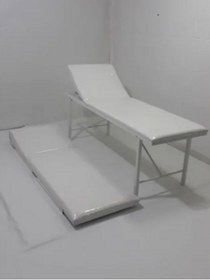Resim AcarLAB Muayene Masası + Katlanır Paravan + Eskabo + Serum Askısı 