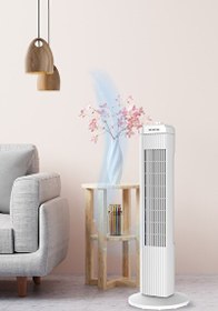 Resim Kumtel KTF-258W Kule Beyaz Vantilatör 