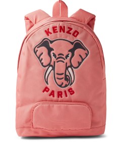 Resim Çocuk Sırt Çantası Logolu Nakışlı - Açık/Pastel Pembe - One Size 