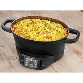 Resim Hobbs Çok Amaçlı Pişirici 6,5 L 8 Pişirme Fonksiyonu (Hassas Pişirici, Yavaş Pişirici, Buharlı Pişirici, Pilav Pişirici, Kızartma Tenceresi, Sous Vide Pişirici, Sıcak Tutma Kabı)Bulaşık Makinesinde Yıkanabilir 28270-56 