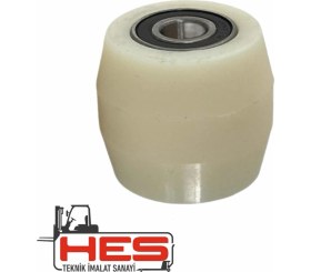 Resim Hes Teknik Poliamid Platiniyum Rulmanlı Transpalet Yük Tekeri 80X70 
