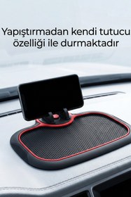 Resim KEMBOSS Multifoksiyonel araç organizer Torpido Kaydırmaz 