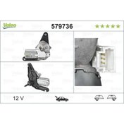 Resim Valeo 579736 Silecek Motoru Arka 8200071214 