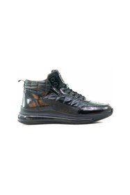Resim Yaşar Kaşlı Erkek Hakiki Deri Air Taban Sneaker Bot (40-44) 23k Ykö-14093 M SİYAH KIRIŞIK RUGAN 