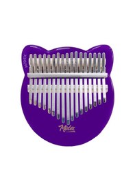 Resim Midex KLX-660 Mor Renk Cam Kalimba 17 Tuşlu Full Set 