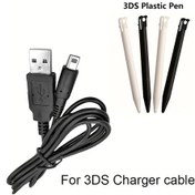 Resim Willowhaven Nintendo 3ds Xl Usb Şarj Kablosu Ve 4 Renk Kalem Seti Seyahat Uyumlu 