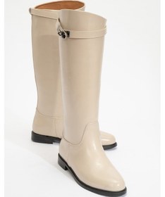 Resim Luvishoes Yoko Bej Cilt Kadın Çizme Bej 