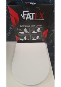 Resim Fatex Sedef Soft 36 X 45 Cm Yavaş Kapanan Plastik Klozet Kapağı Diğer 