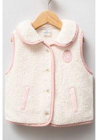 Resim U.S. Polo Assn. U.s. Polo Assn Kız Bebek Krem Yelek Krem 