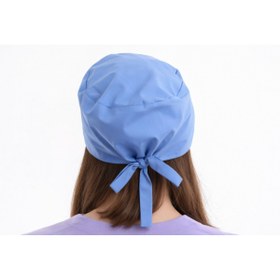 Resim AYSİMA MEDİKAL Düz Renk Medikal Bone - %100 Pamuk - Terletmez - Ayarlanabilir - Unisex 