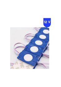Resim 200 Adet 12 Volt 2.4 Watt Kare Mavi Cob Led Modül Ip65 1 Paket 