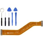 Resim Samsung Uyumlu A30 A305 1 Ara Fim Flex Tamir Seti Hediye !!! 