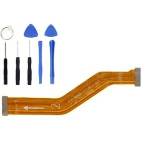 Resim Samsung Uyumlu A30 A305 1 Ara Fim Flex Tamir Seti Hediye !!! 