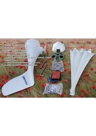 Resim 200W-24V Rüzgar Türbini+Şarz Kontrol Cihazı 